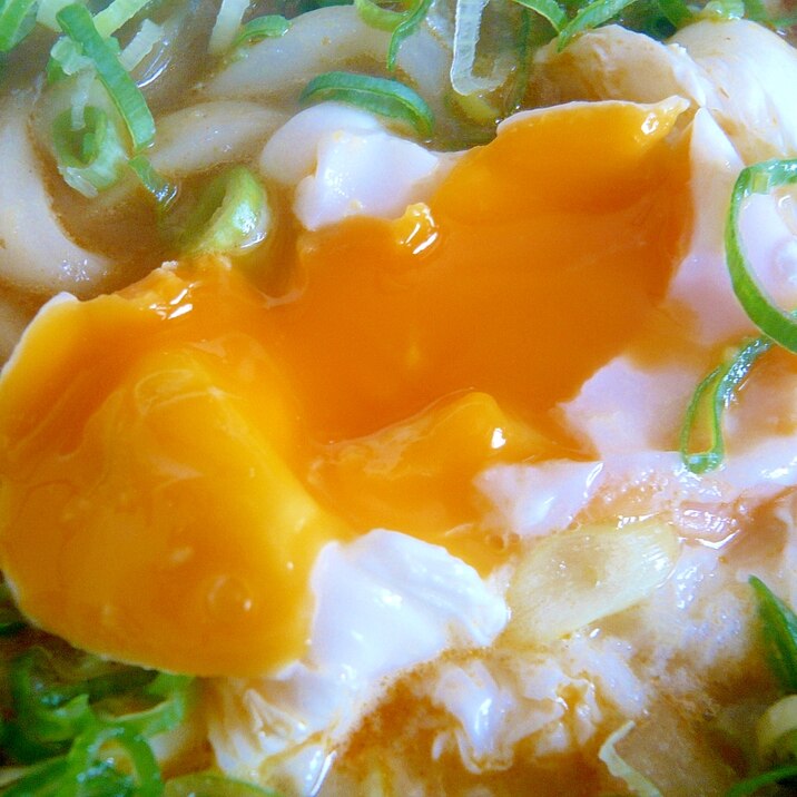 ❤ とろ~り! ポーチドエッグ乗せカレーうどん ❤